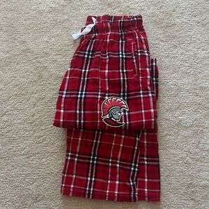 University of tampa plaid pajama pants